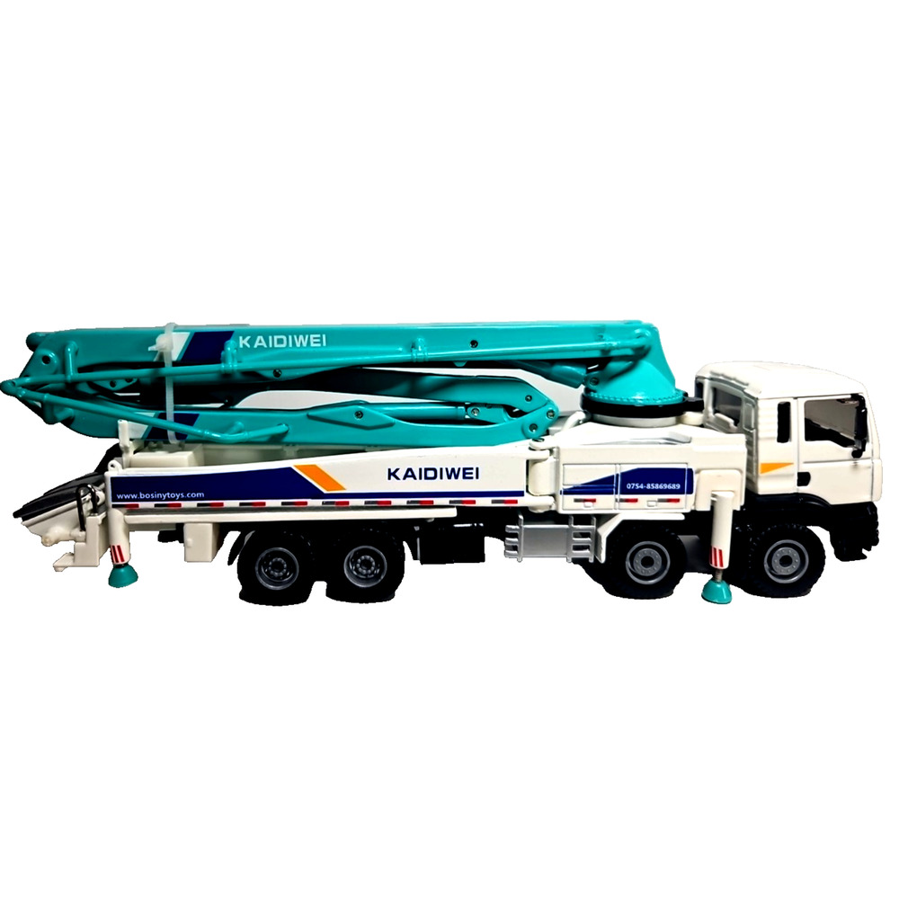 1:50 Concrete Pump Truck Construction Vehicle Model Diecast Toy Truck